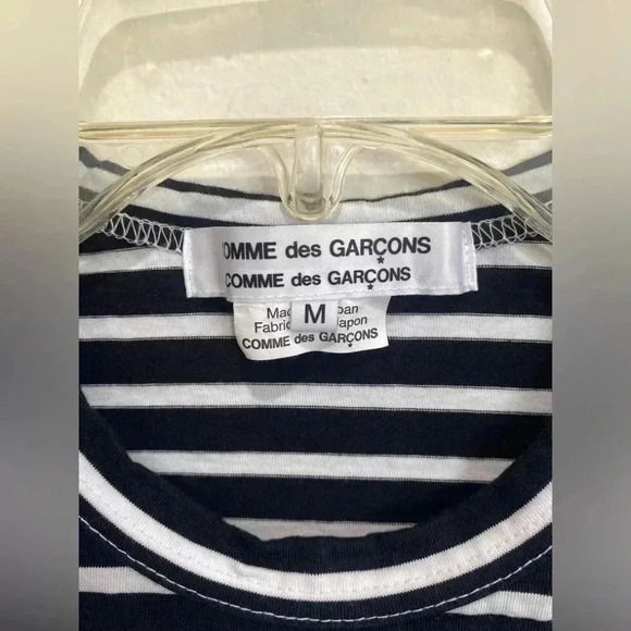 Comme des Garson Comme does Garson stripped Long Sleeve Top Size Medium - Picture 4 of 6